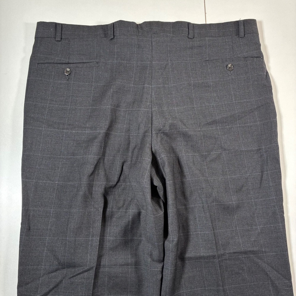 Ralph‎ Ralph Lauren Wool Cashmere Dress Pants 40x30 Grey Glen Plaid Houndstooth - Picture 6 of 11